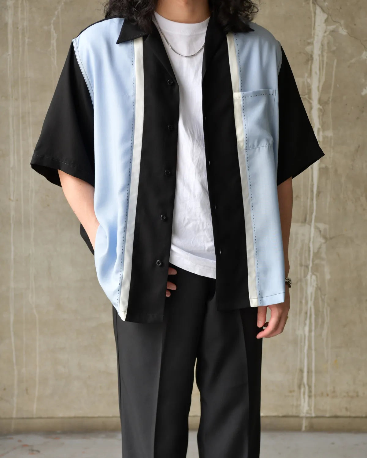 WACKO MARIA / SWITCHING SHIRT S/S -TYPE-1- (26SS-WMS-OC02)