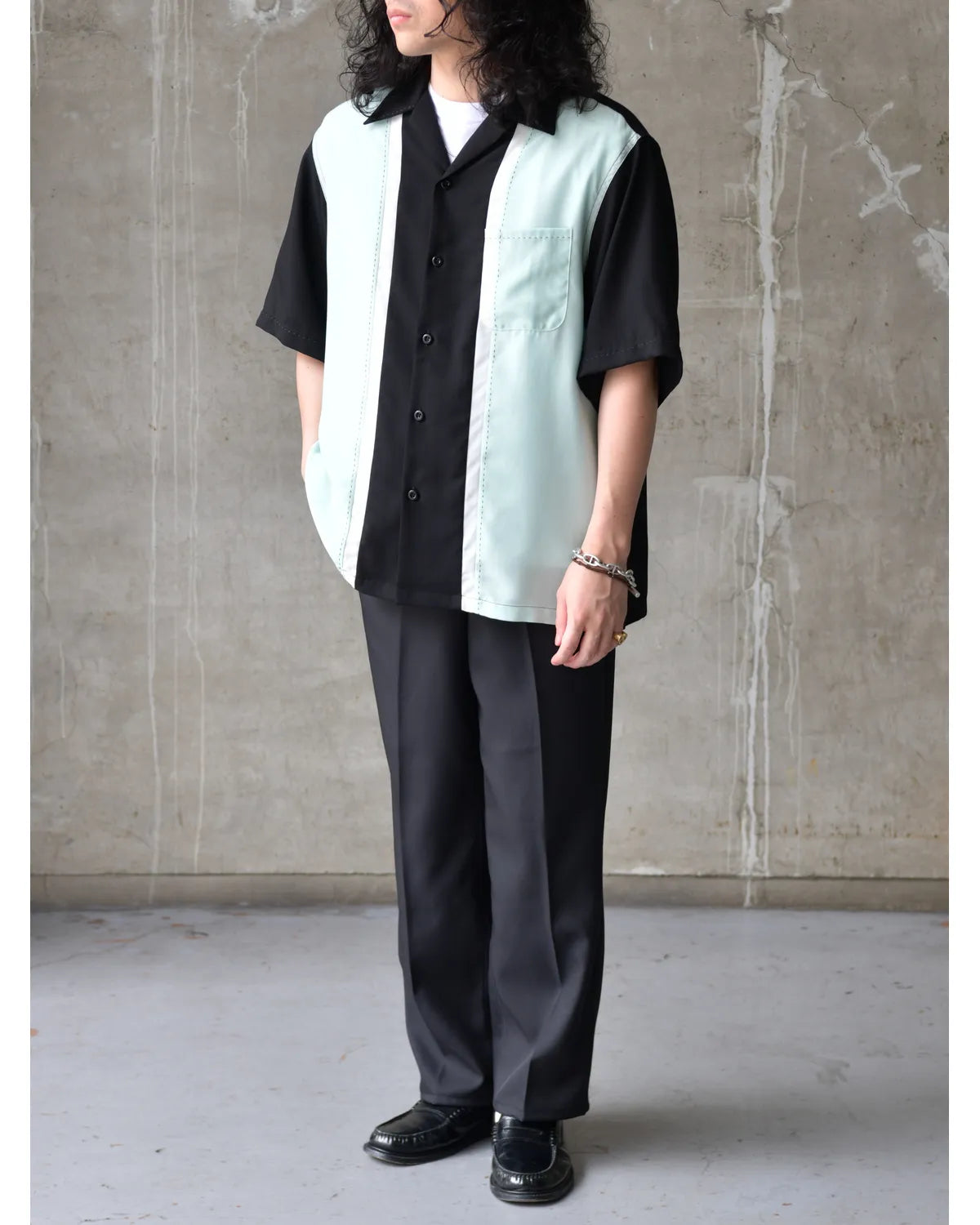 WACKO MARIA / SWITCHING SHIRT S/S -TYPE-1- (26SS-WMS-OC02)