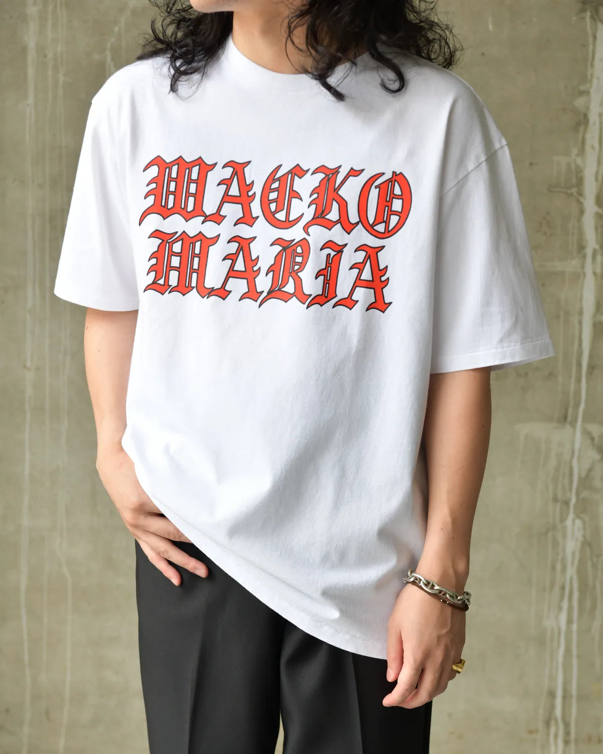 WACKO MARIA / WASHED HEAVY WEIGHT CREW NECK (26SS-WMT-WT12)