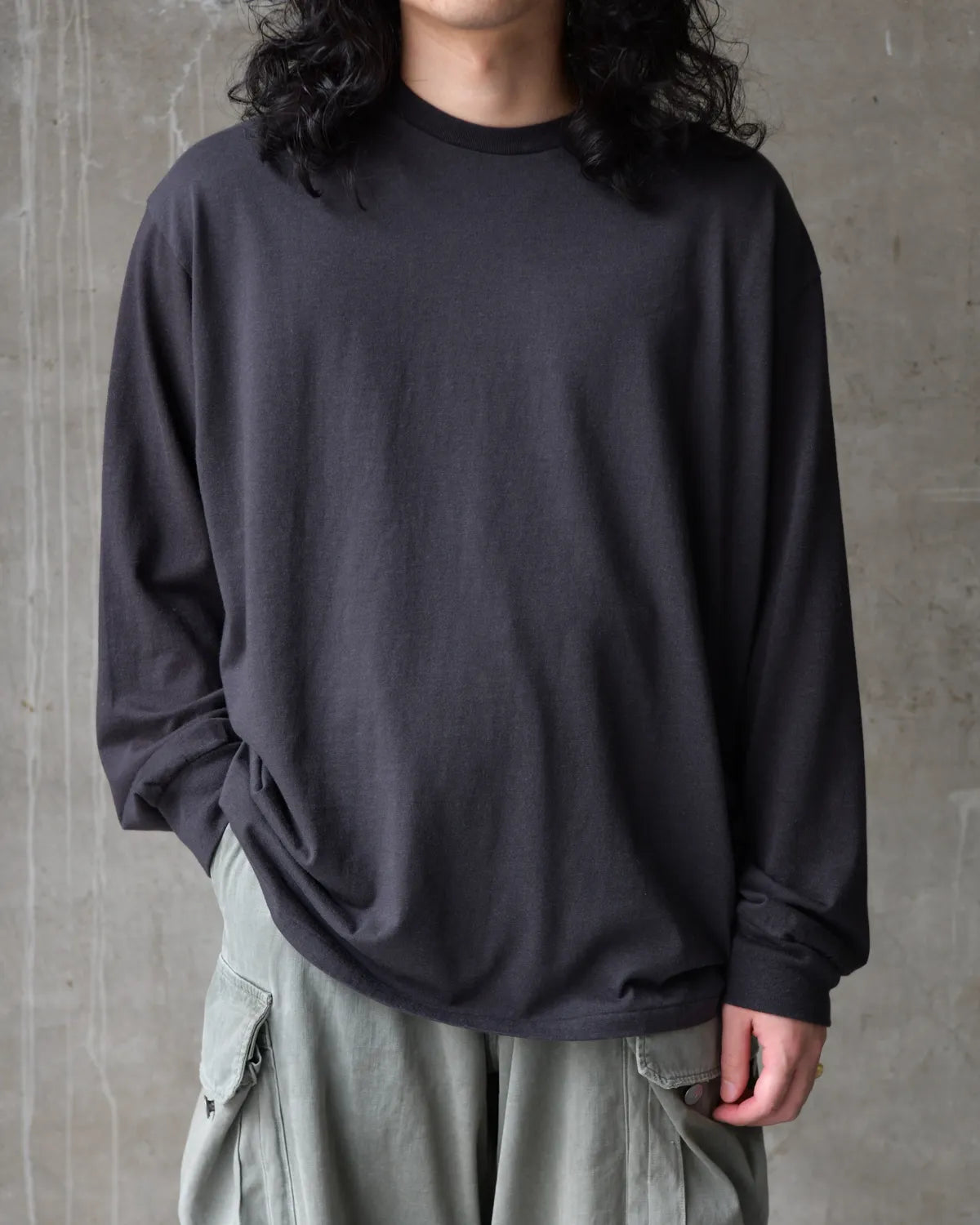 A.PRESSE / Cashmere Blend L/S T-Shirt (26AAP-05-02)