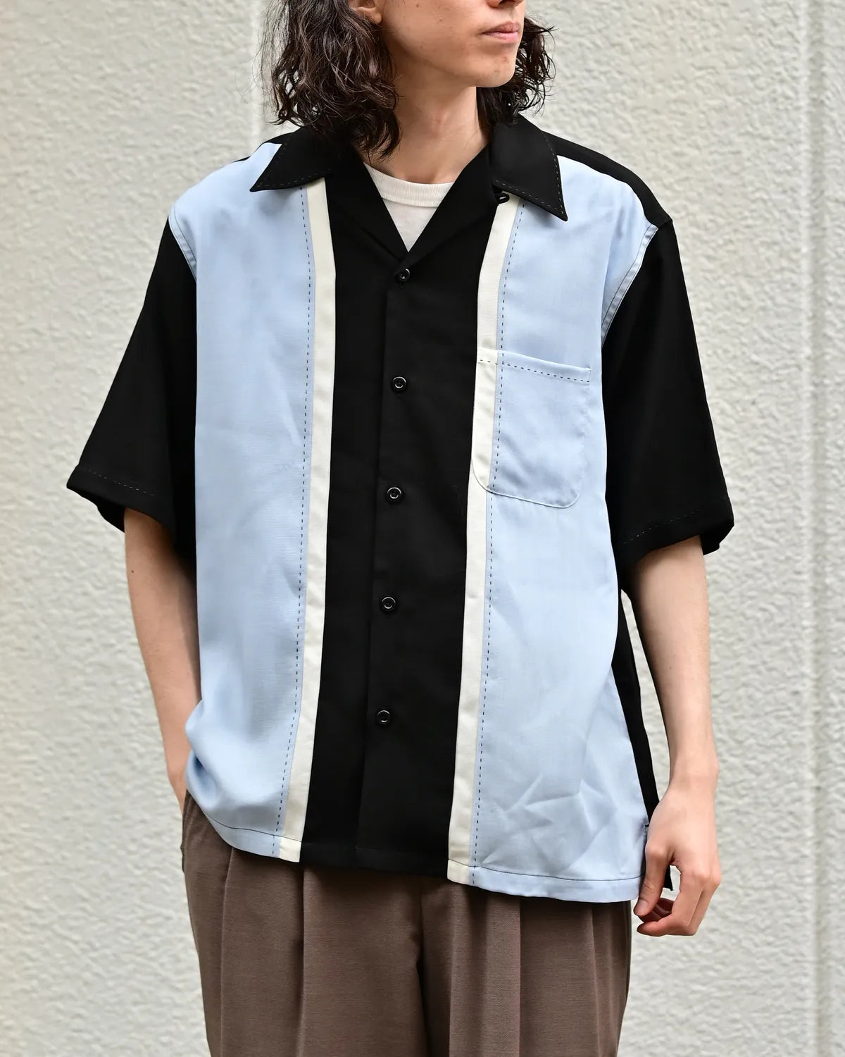 WACKO MARIA / SWITCHING SHIRT S/S -TYPE-1- (26SS-WMS-OC02)