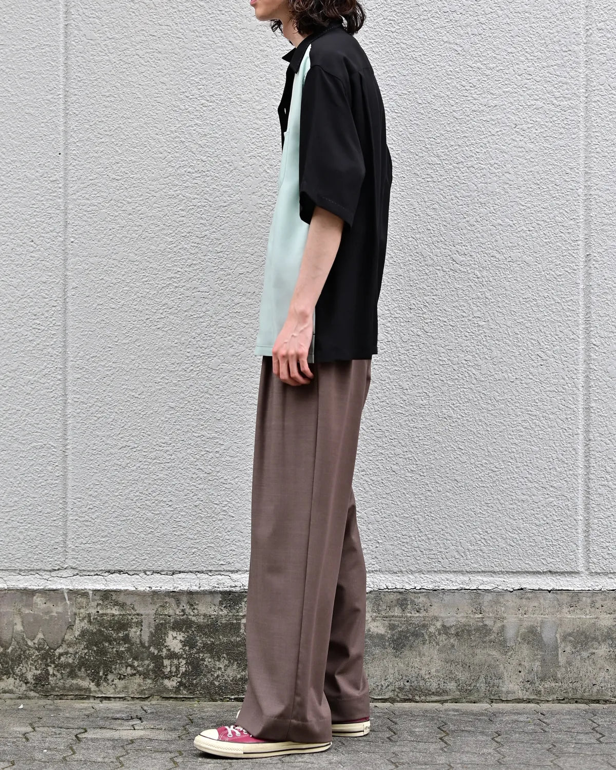 WACKO MARIA / SWITCHING SHIRT S/S -TYPE-1- (26SS-WMS-OC02)
