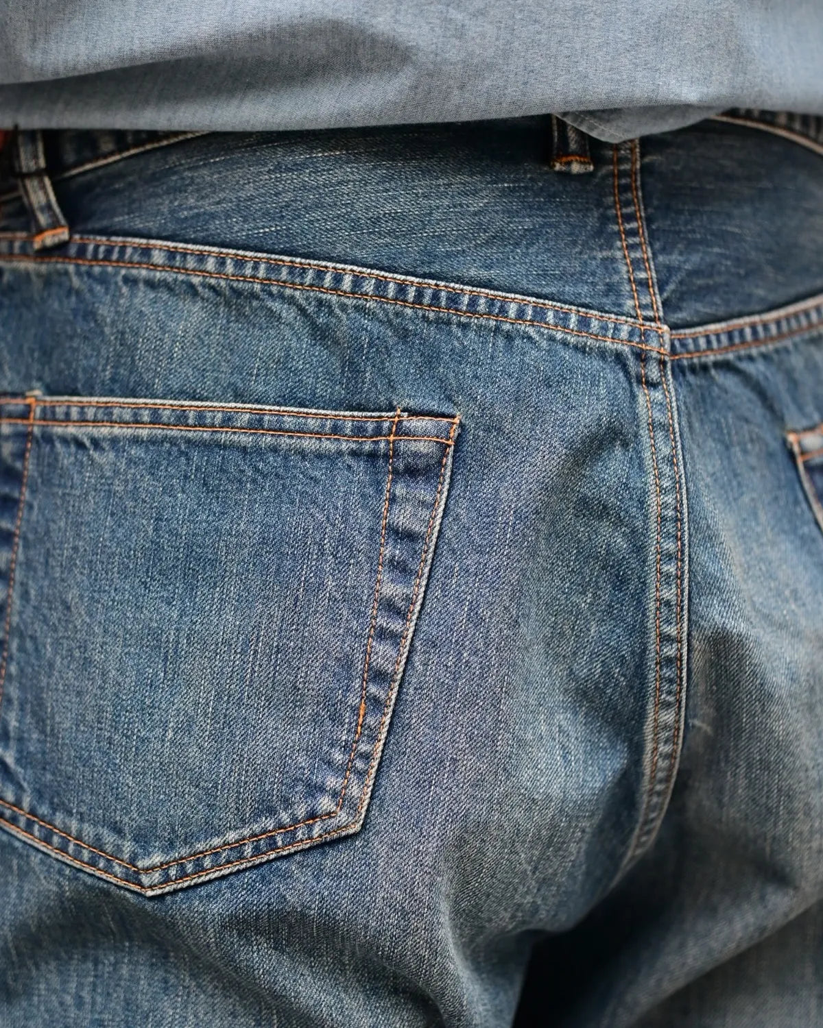 A.PRESSE / Washed Denim Wide Pants (AP-4002)