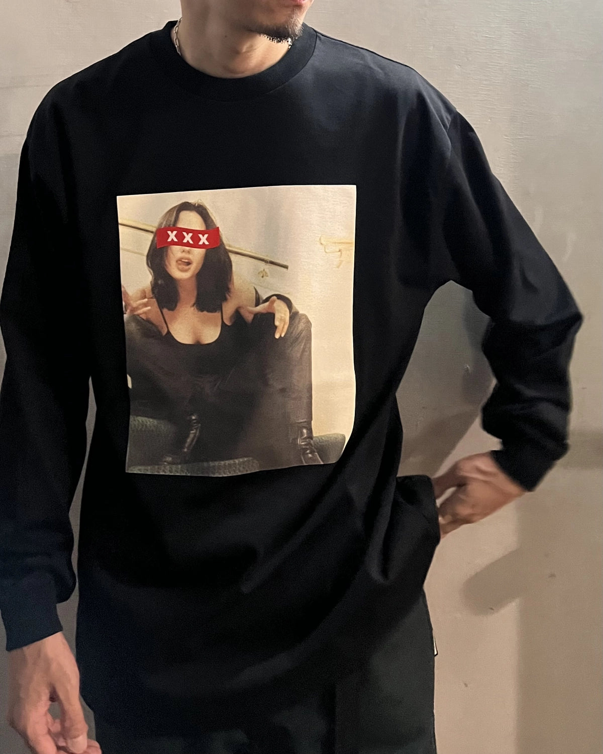 GOD SELECTION XXX / Womens Photo Graphic Long Sleeve Tee (GX-S26-LT-02)