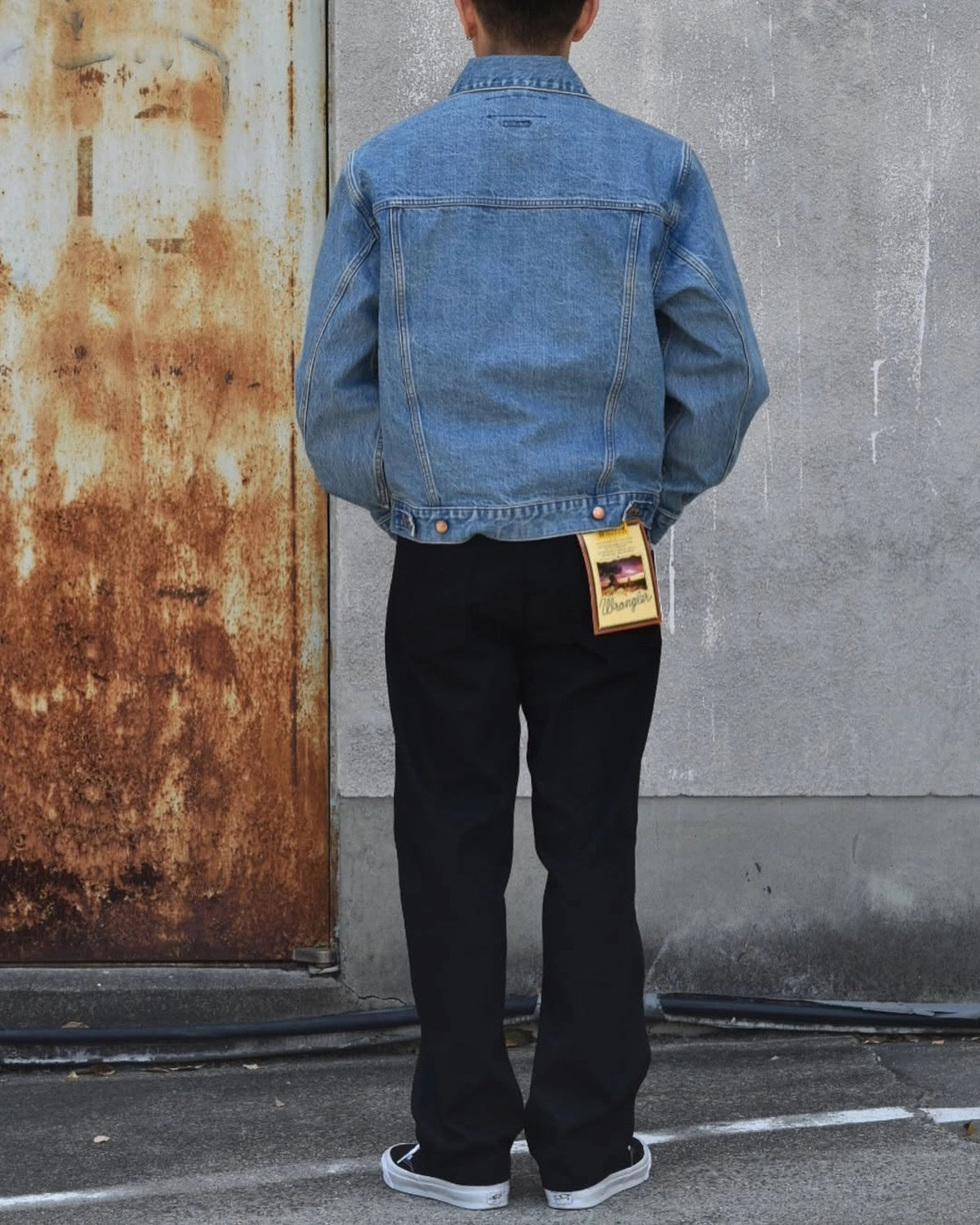WACKO MARIA × WRANGLER / WASHED DENIM TRUCKER JACKET -TYPE-2- (25SS-WMO-WG02)