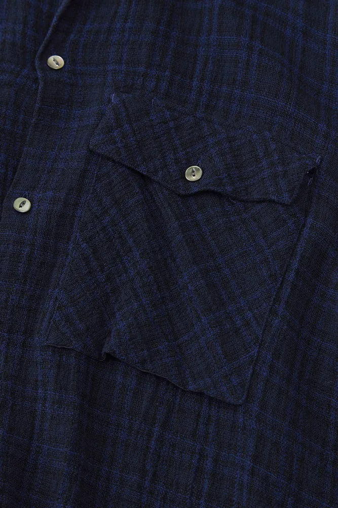 Caledoor / Panama Cloth Check Utility Shirt (6041-1103)