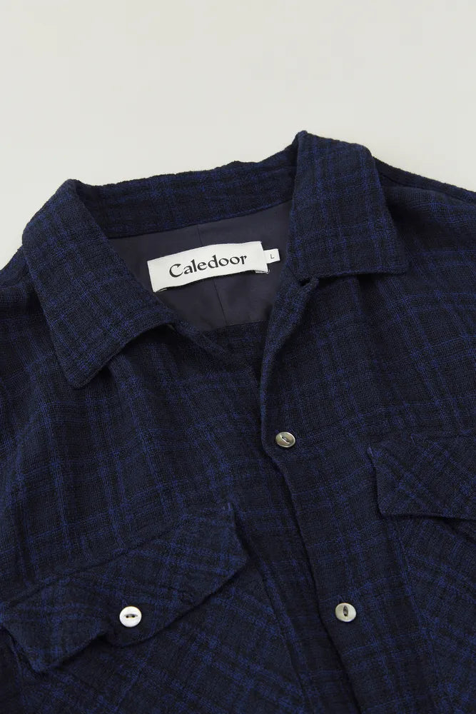 Caledoor / Panama Cloth Check Utility Shirt (6041-1103)