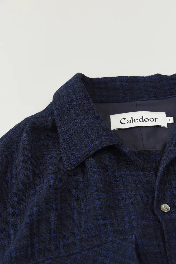 Caledoor / Panama Cloth Check Utility Shirt (6041-1103)