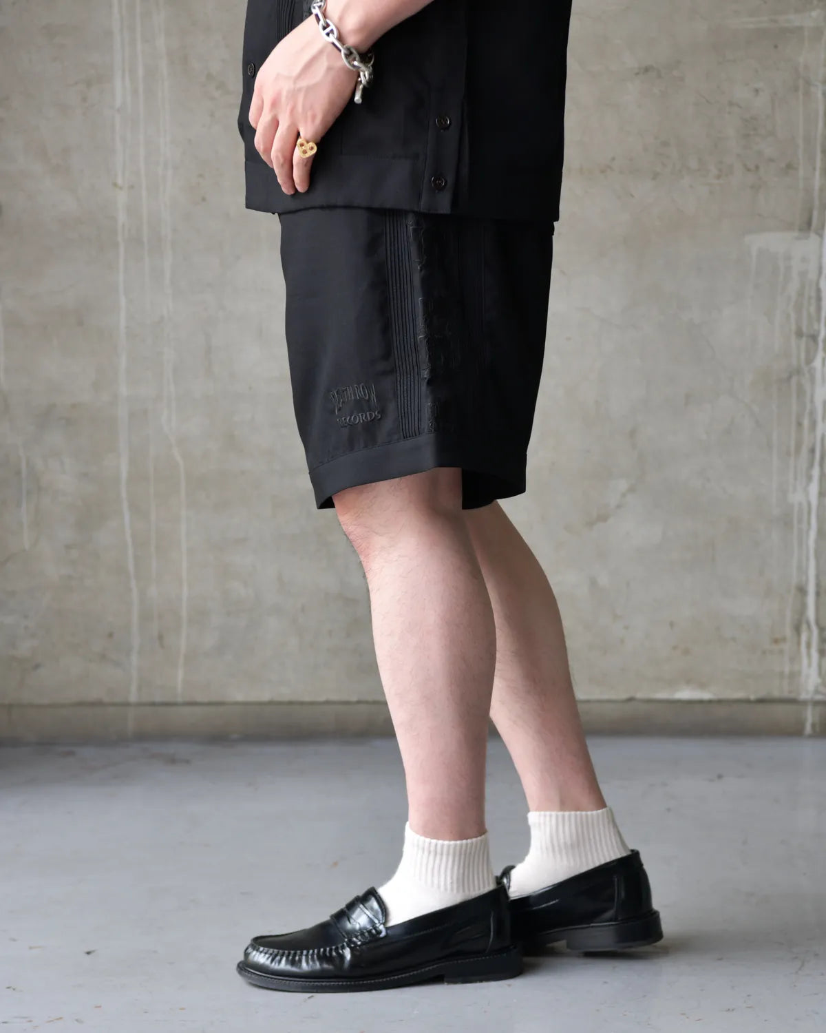 WACKO MARIA × DEATH ROW RECORDS / CUBA SHORTS (DEATHROW-WM-PT01)