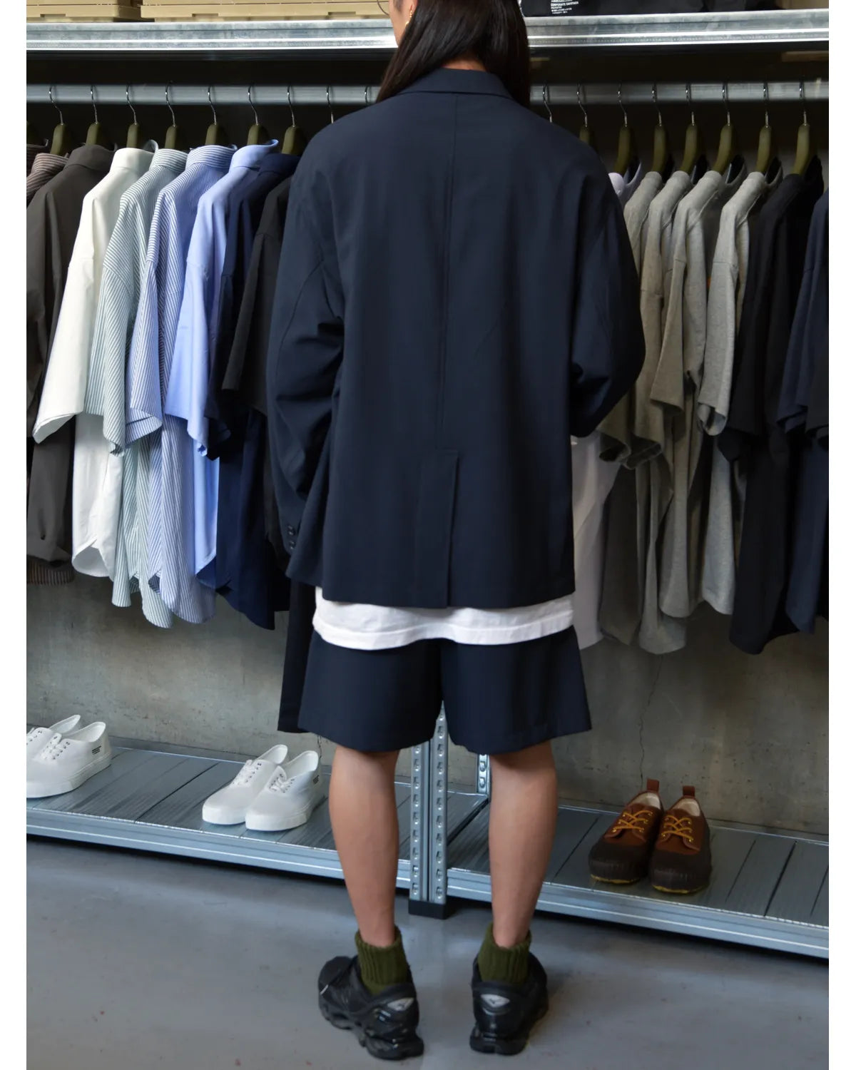FreshService / SEERSUCKER STRIPE BLAZER (FSC262-20112)