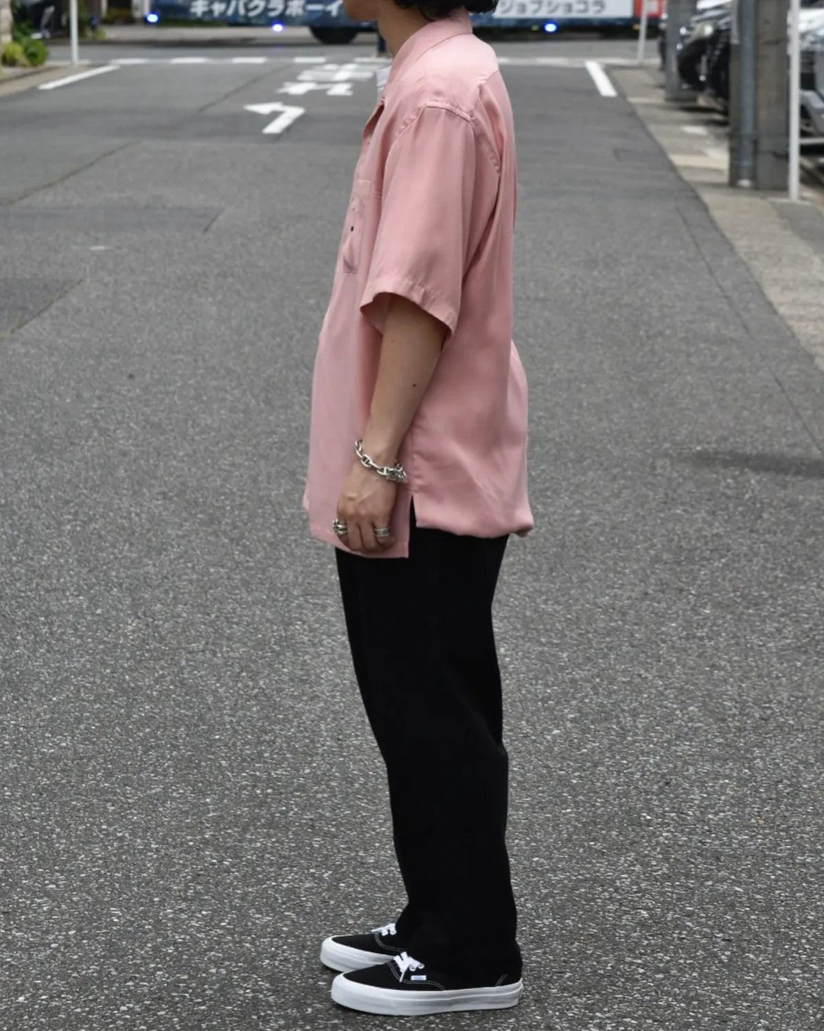 DESCENDANT / PIER OPEN COLLAR SS SHIRT (251TQDS-SHM06)