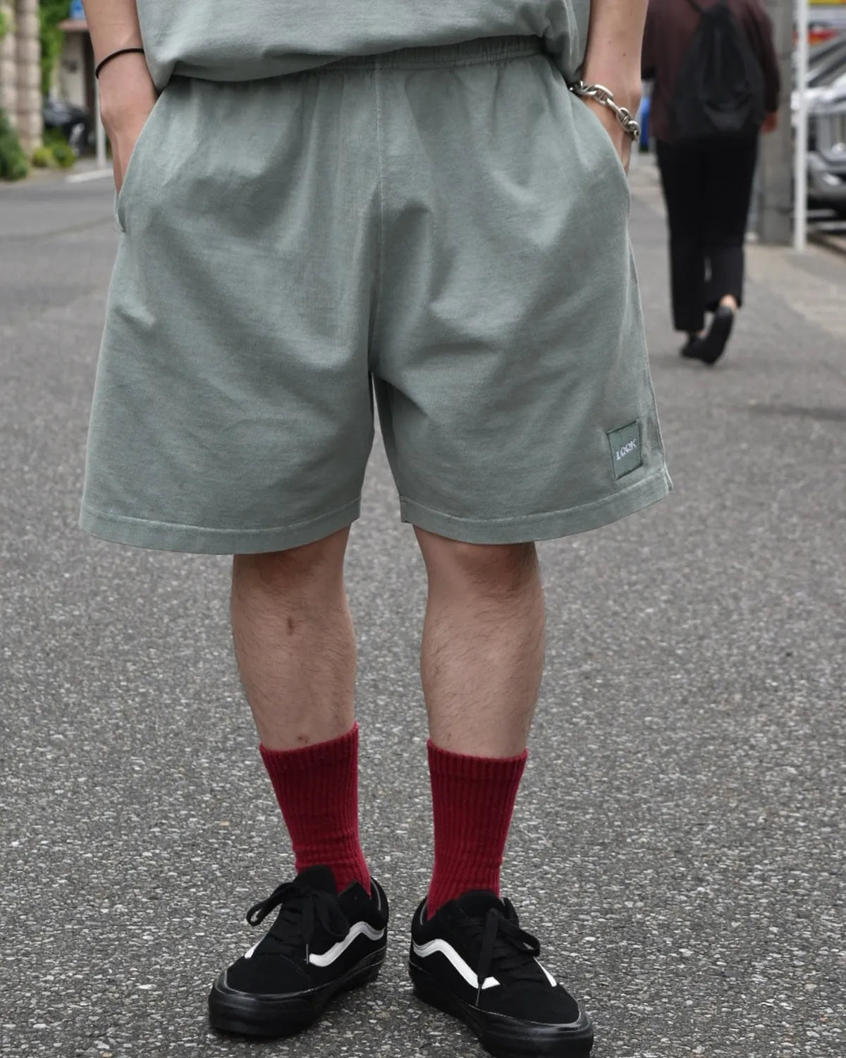 LQQK STUDIO / PIGMENT WASHED SHORTS (LQS25PS12)
