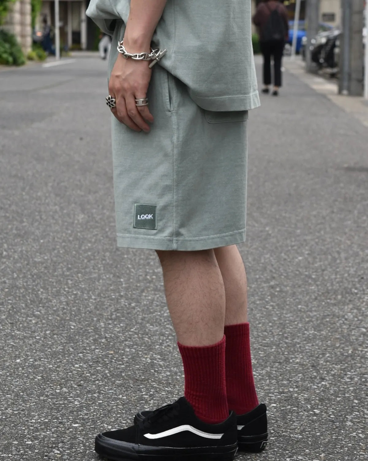 LQQK STUDIO / PIGMENT WASHED SHORTS (LQS25PS12)