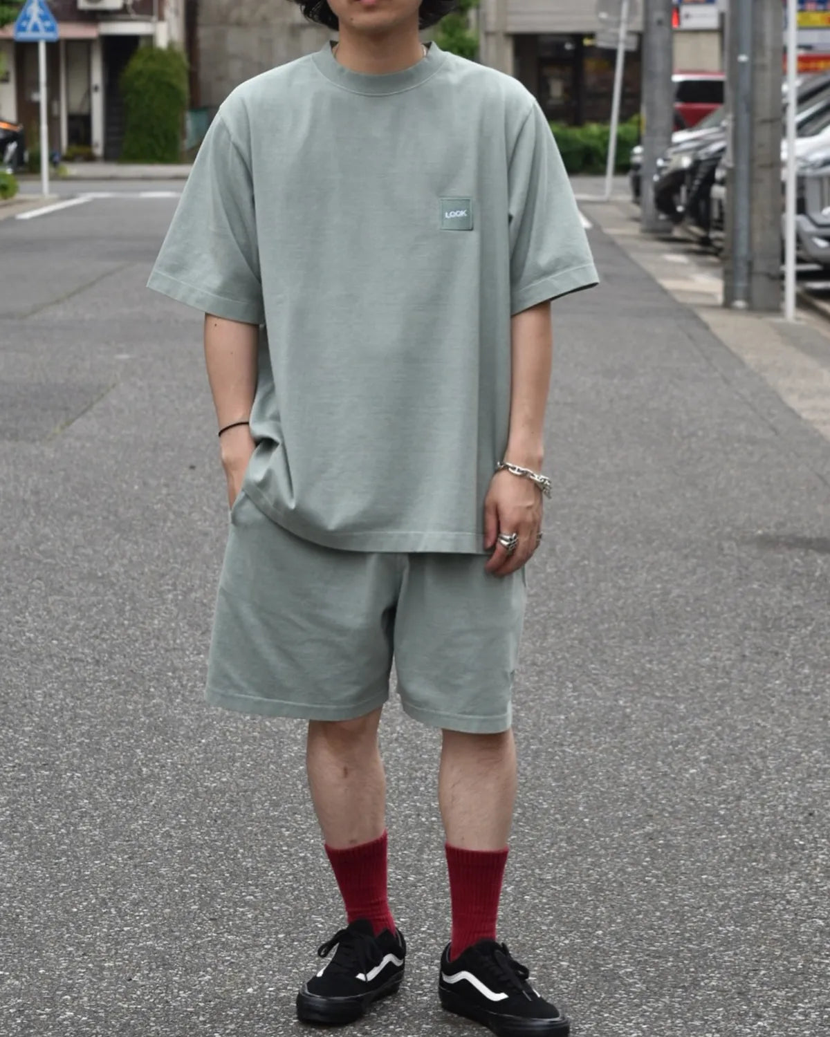LQQK STUDIO / PIGMENT WASHED SHORTS (LQS25PS12)