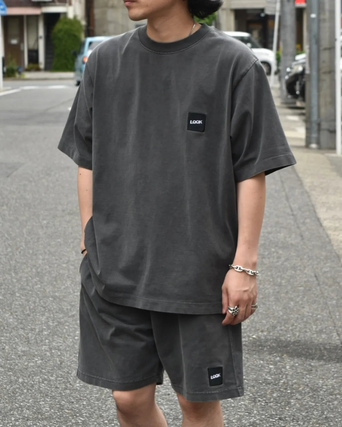 LQQK STUDIO / PIGMENT WASHED SHORTS (LQS25PS12)