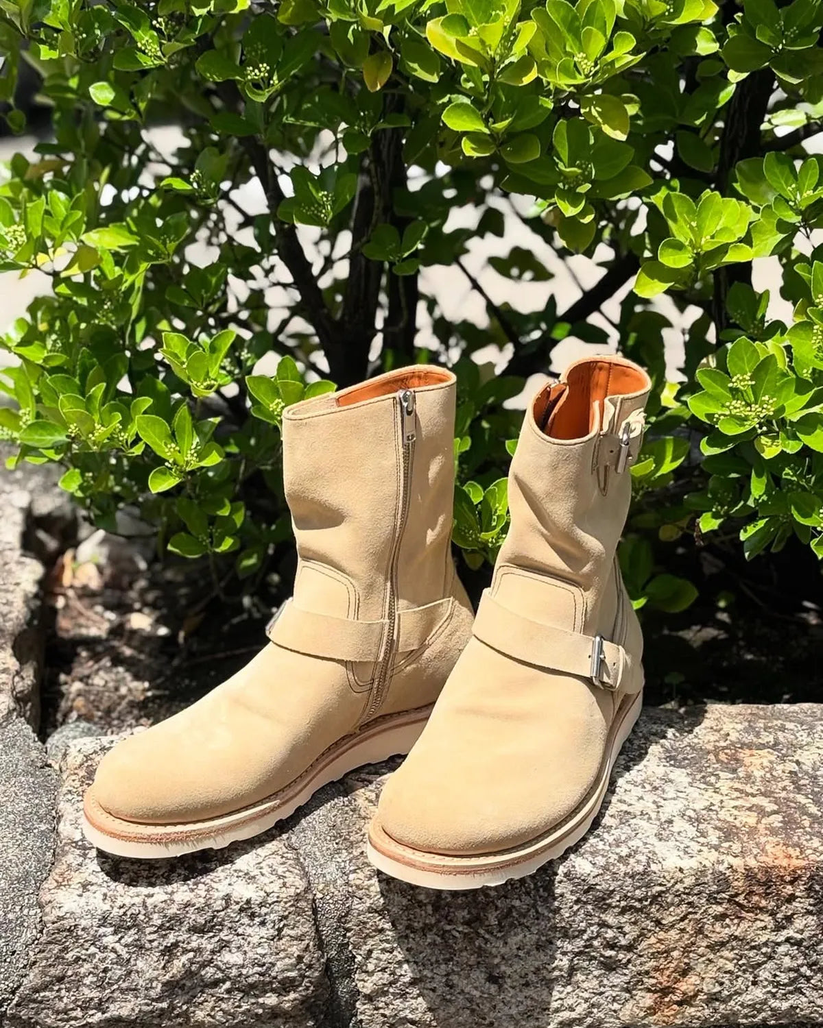 NONNATIVE / BIKER ZIP UP BOOTS COW LEATHER (NN-F4605)