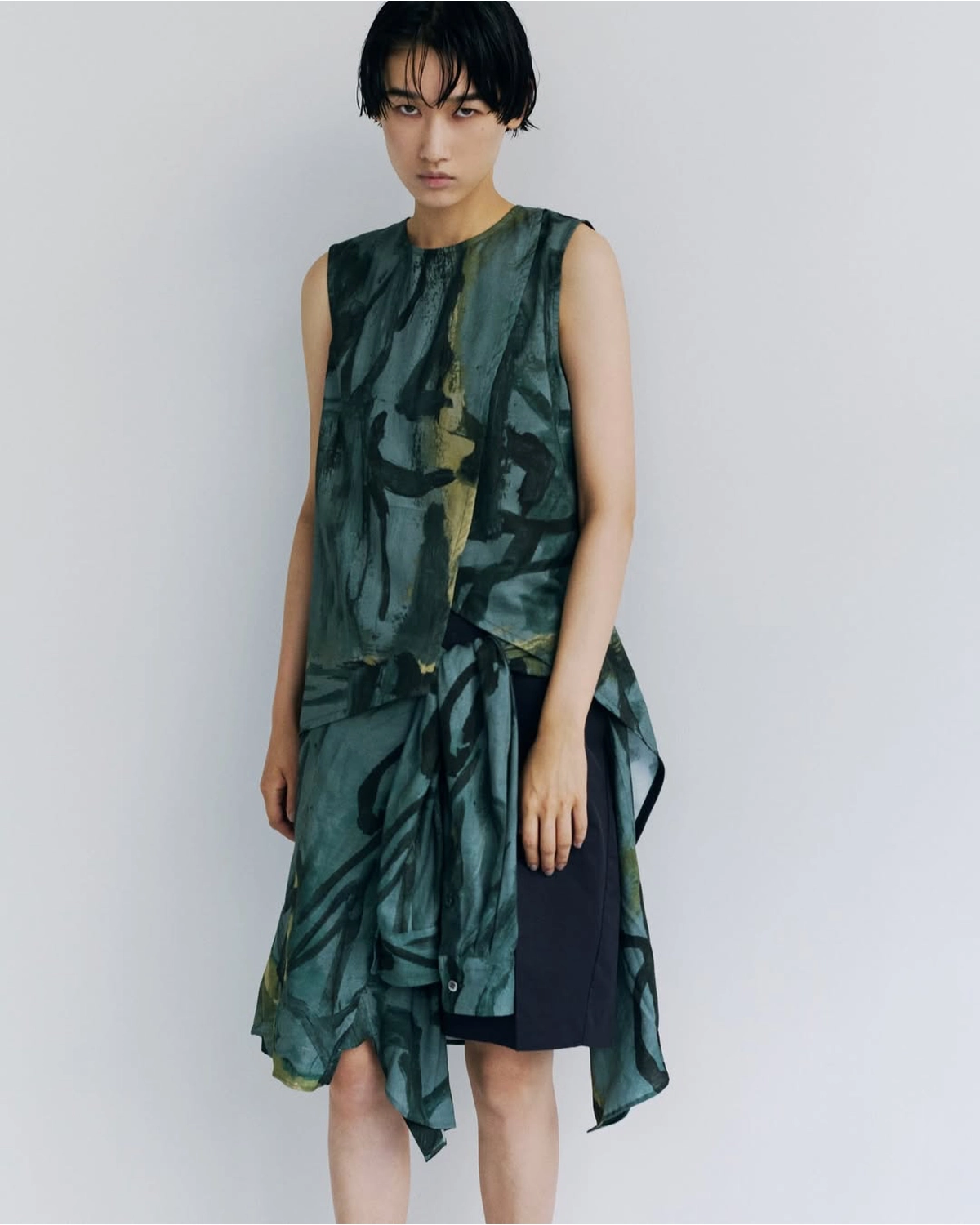 NTN × MARIJN VAN KREIJ / HEXAGON NO SLEEVE SHIRT (N006-046139)