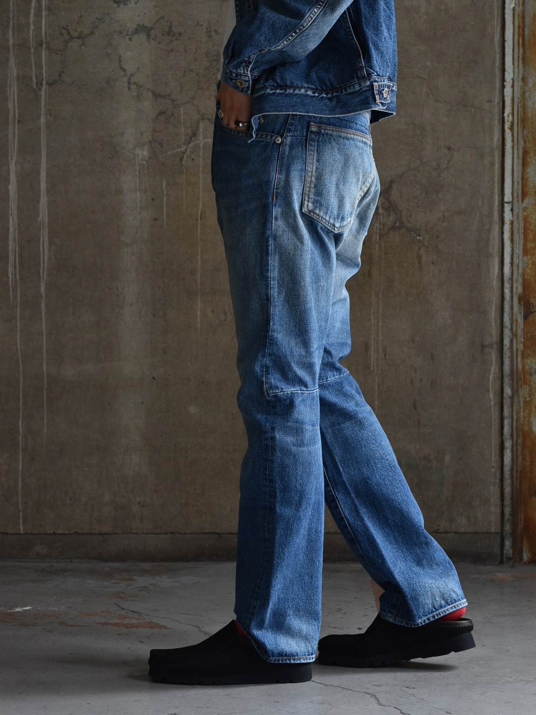 NONNATIVE / DWELLER 5P JEANS TP COTTON 13.5oz SELVEDGE DENIM VW LIGHT (NN-P4704)