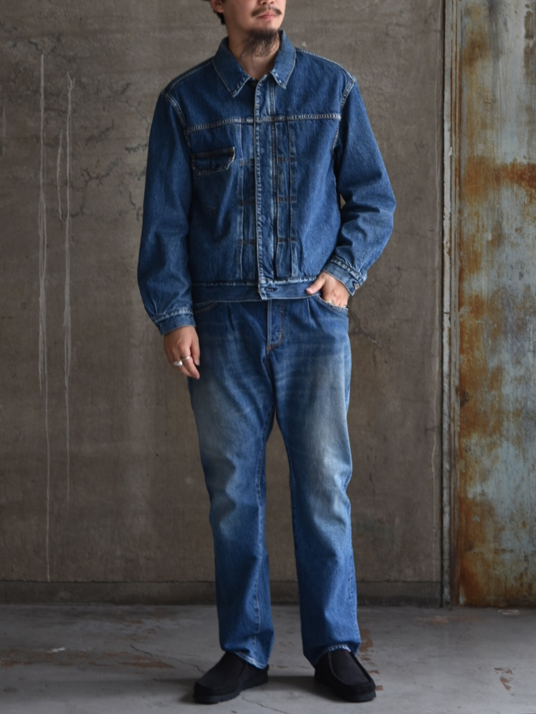NONNATIVE / DWELLER 5P JEANS TP COTTON 13.5oz SELVEDGE DENIM VW LIGHT (NN-P4704)