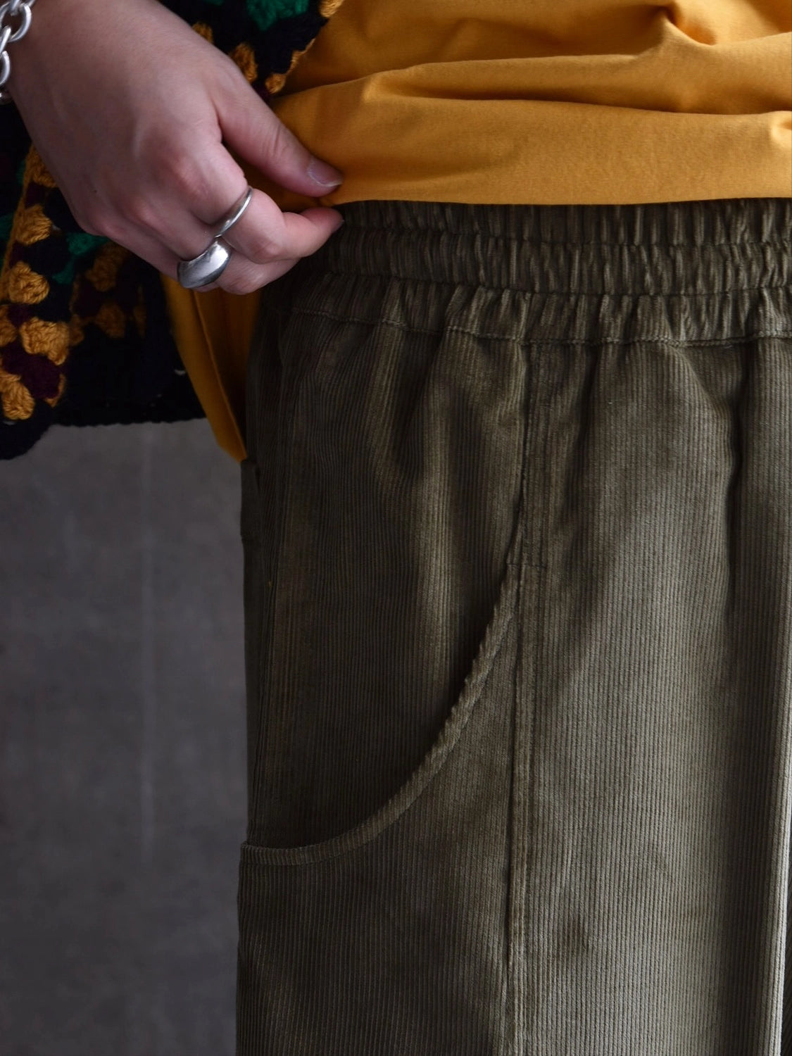 NICHOLAS DALEY / WIDE LEG TROUSER (ND-AW25-WLT-CDY)