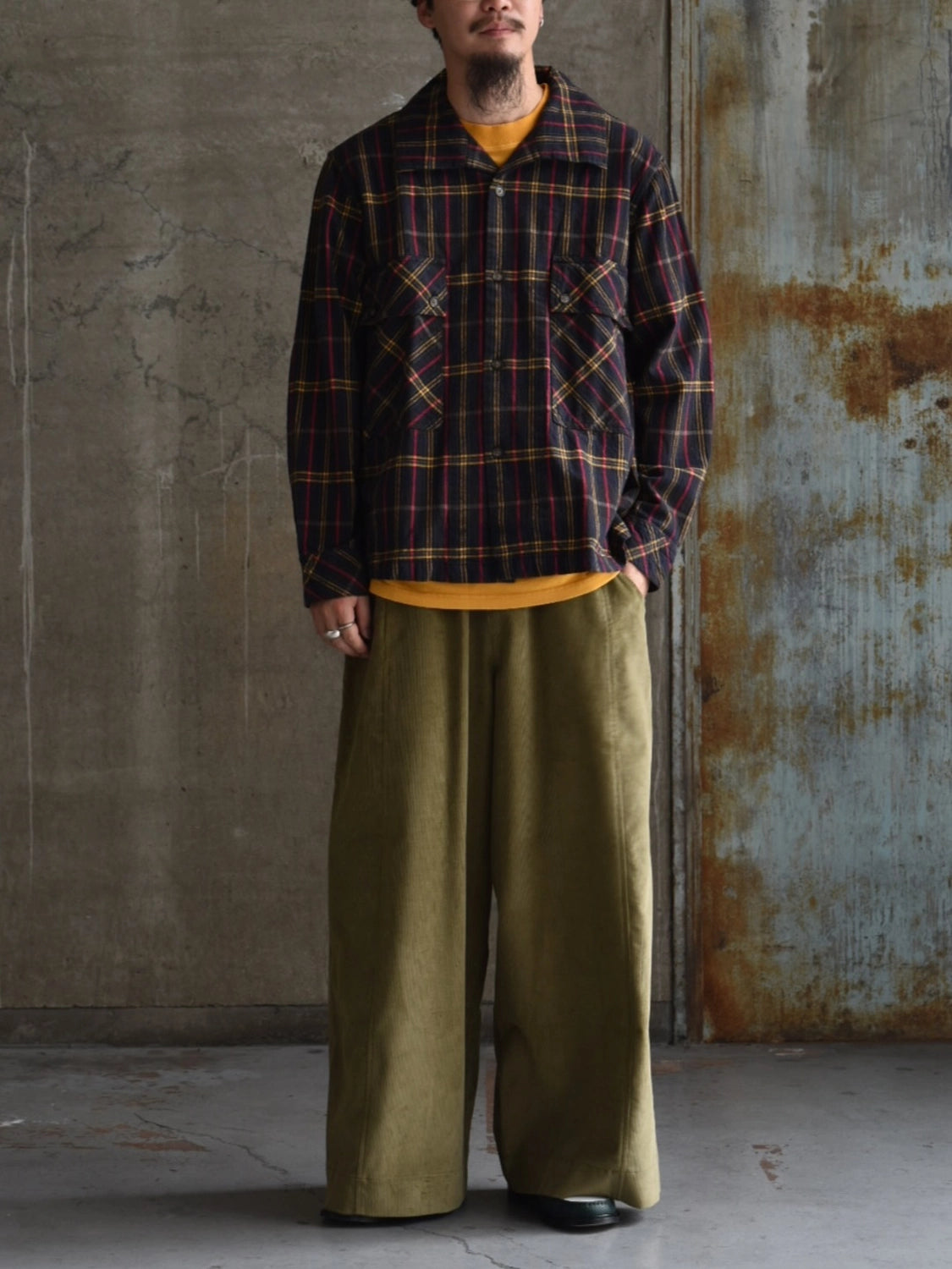 NICHOLAS DALEY / WIDE LEG TROUSER (ND-AW25-WLT-CDY)