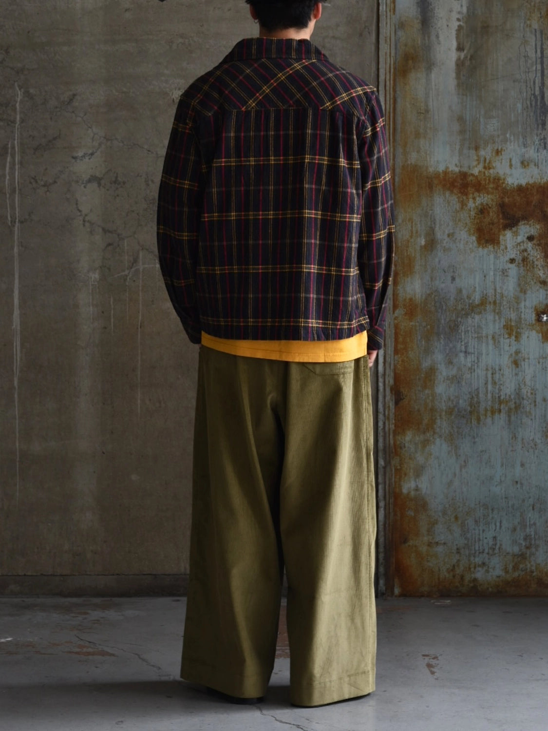 NICHOLAS DALEY / WIDE LEG TROUSER (ND-AW25-WLT-CDY)