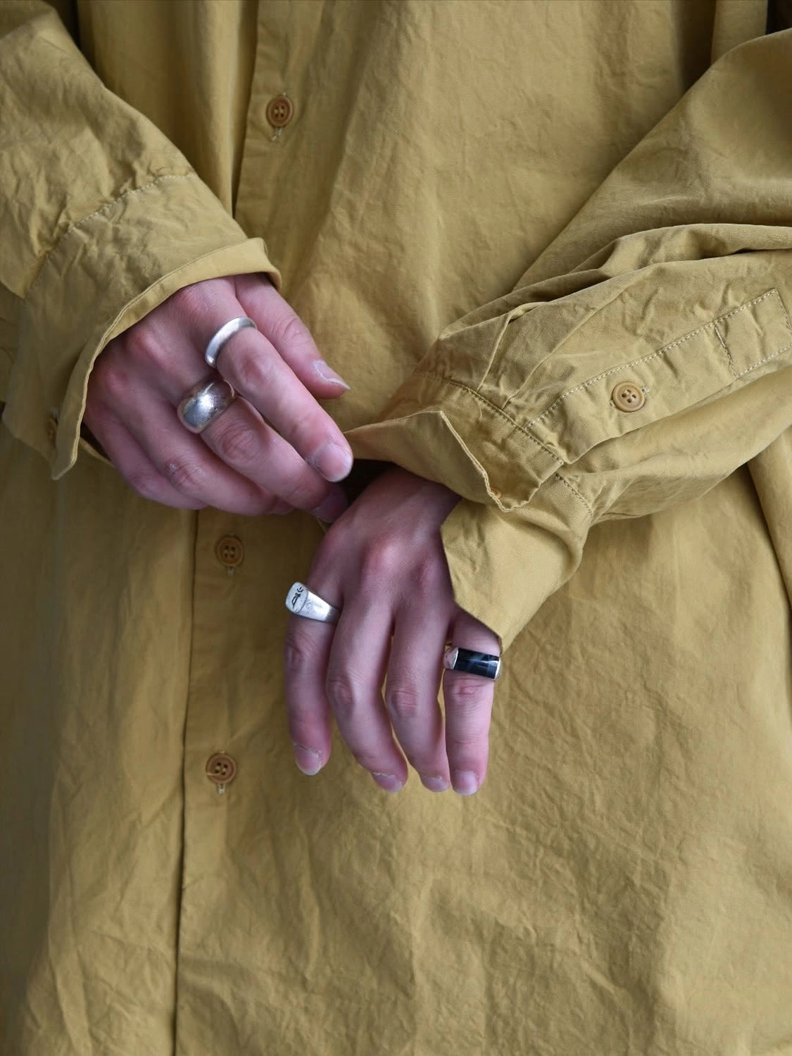 CASEY CASEY / MAMNET SHIRT - PAPER COT (25HC301)