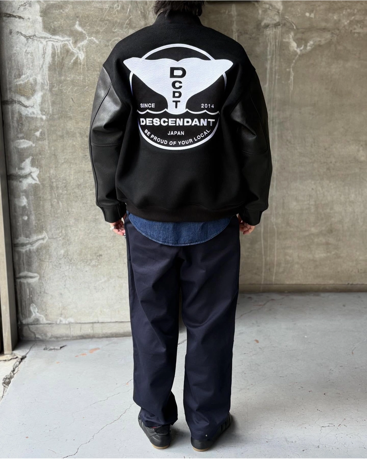 DESCENDANT / FLUKE UP VARSITY JACKET (252CPDS-JKM01S)