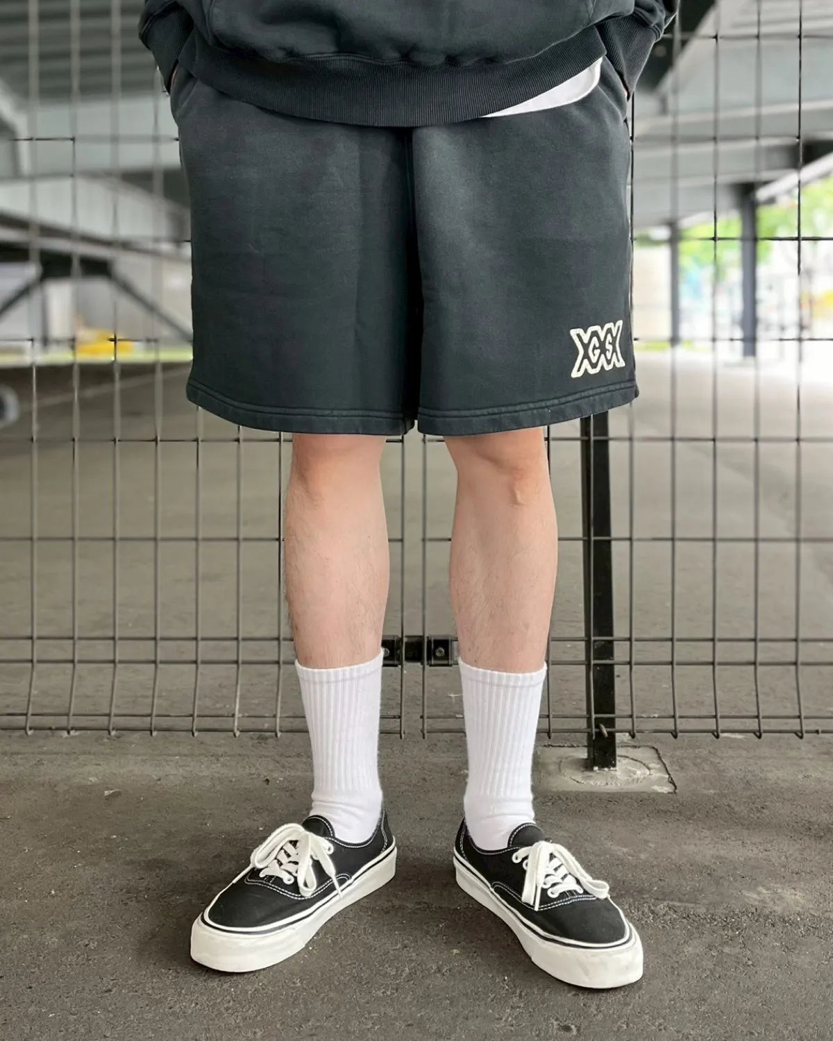 GOD SELECTION XXX / GSX EQUIPMENT GSX Logo Sweatshorts (GSX-S26-CS-02)