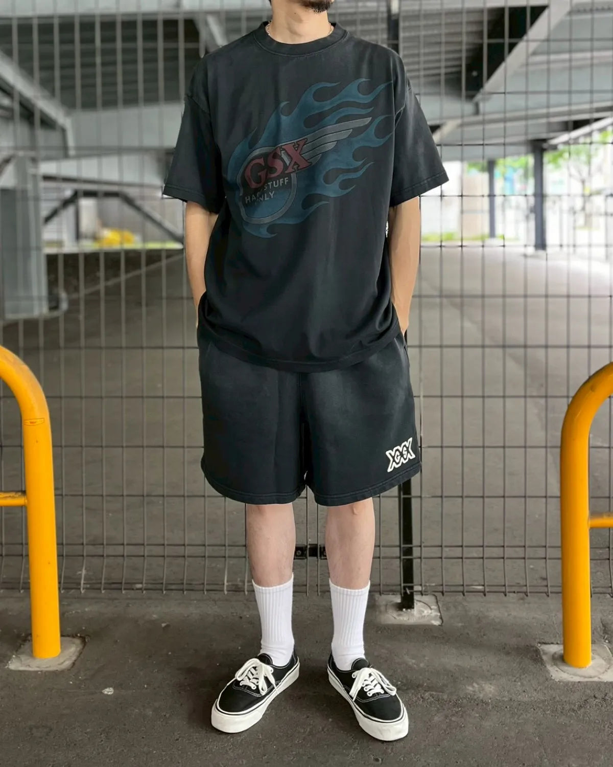 GOD SELECTION XXX / GSX EQUIPMENT Flame Blade Tee (GSX-S26-ST-03)