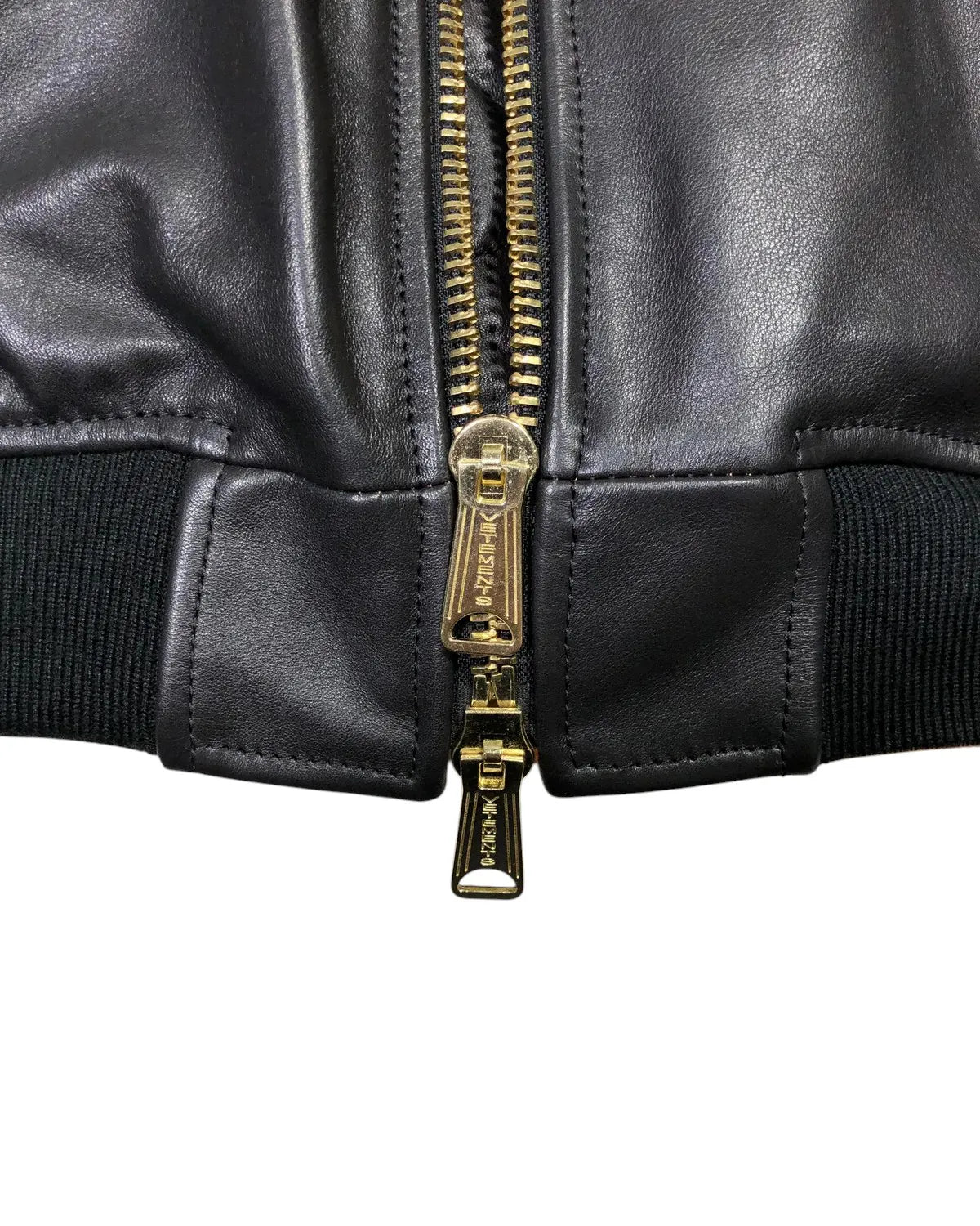 VETEMENTS / OVERSIZED LEATHER BOMBER JACKET (UH76LB300B)
