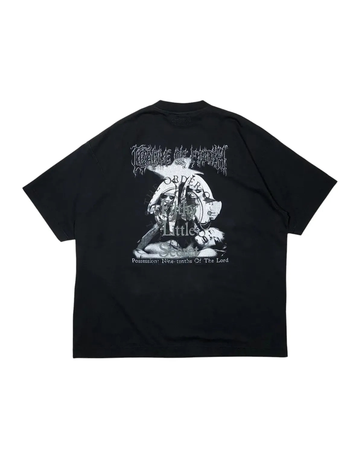 VETEMENTS / COF FILTHY SECRET OVERSIZED T-SHIRT (UCF76TR600B)