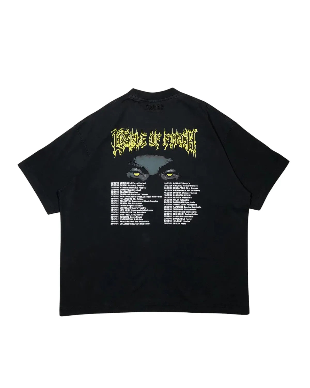 VETEMENTS / COF PANDAEMONAEON OVERSIZED T-SHIRT (UCF76TR550)