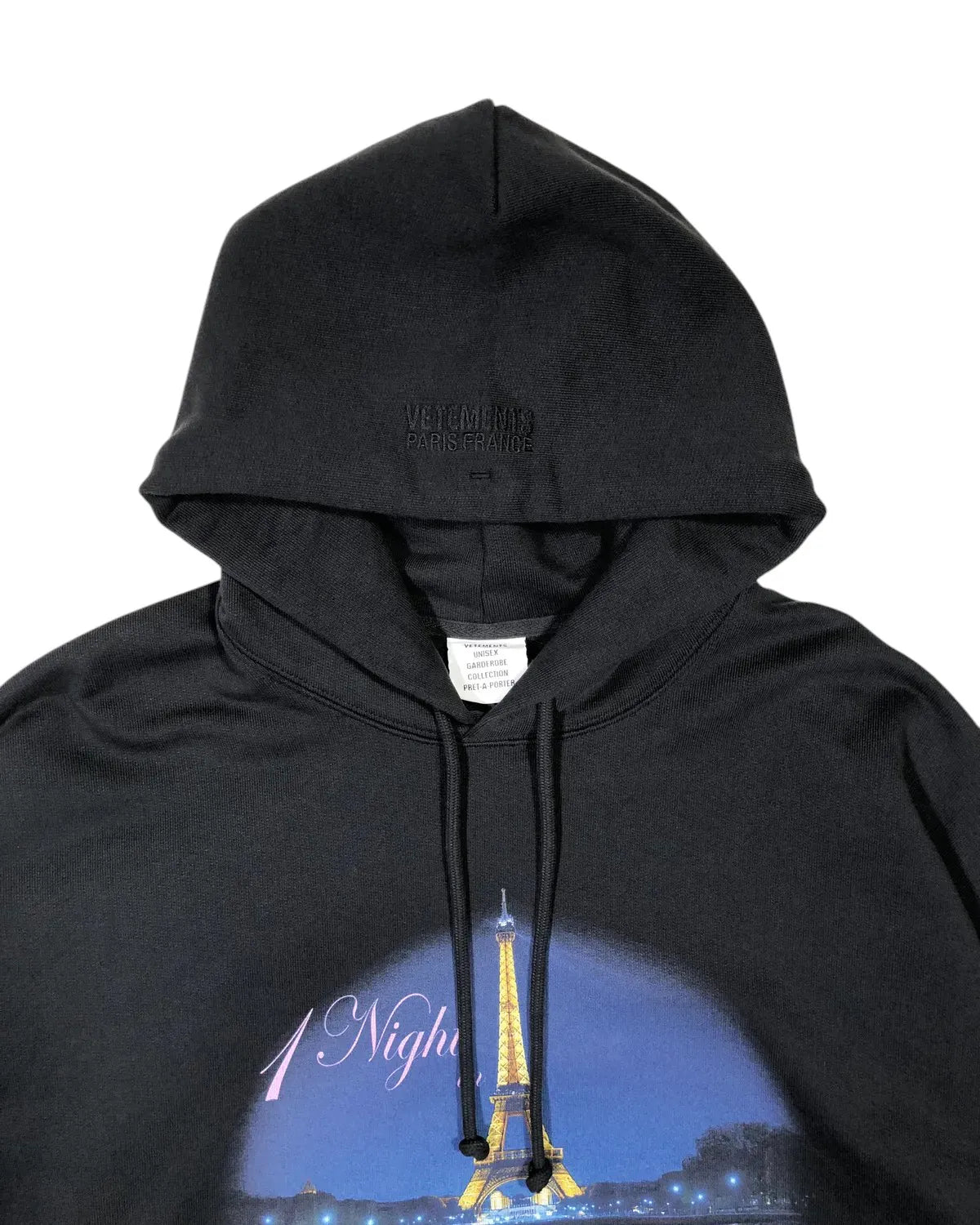 VETEMENTS / NIGHT IN PARIS OVERSIZED HOODIE (UH76HD410B)