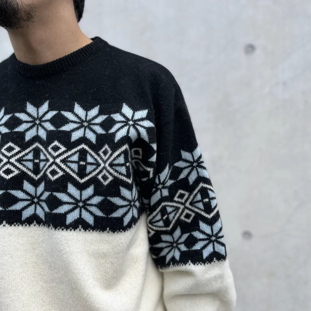 SEQUEL / NORDIC CREW NECK KNIT (SQ-23AW-KN-03)