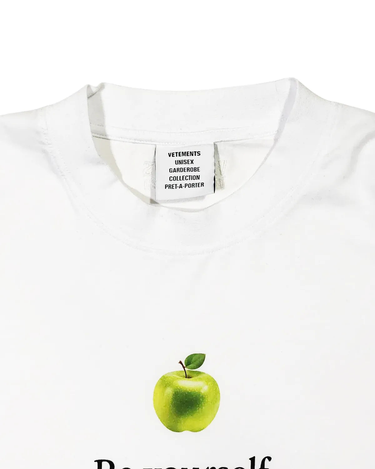 VETEMENTS / BE YOURSELF OVERSIZED T-SHIRT (UH76TR350W)