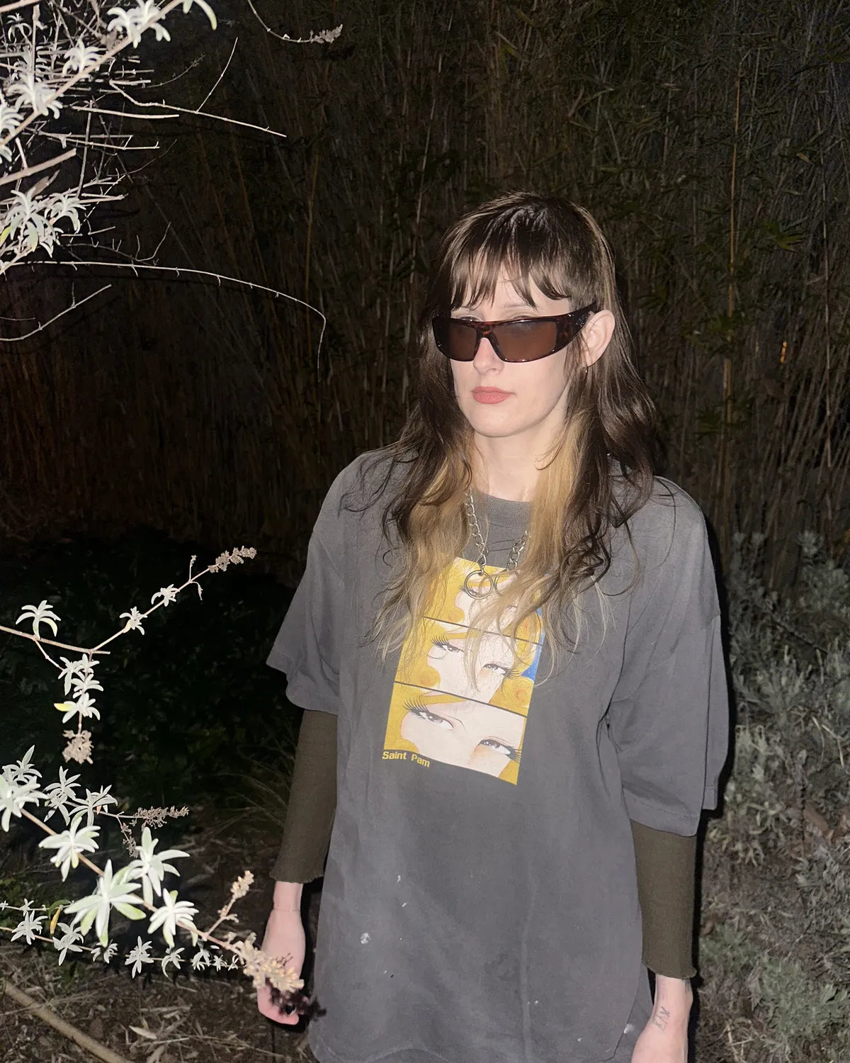 ©︎SAINT Mxxxxxx × P.A.M / PM_SS TEE_SAINT PAM (SM-HR8-0000-C45)