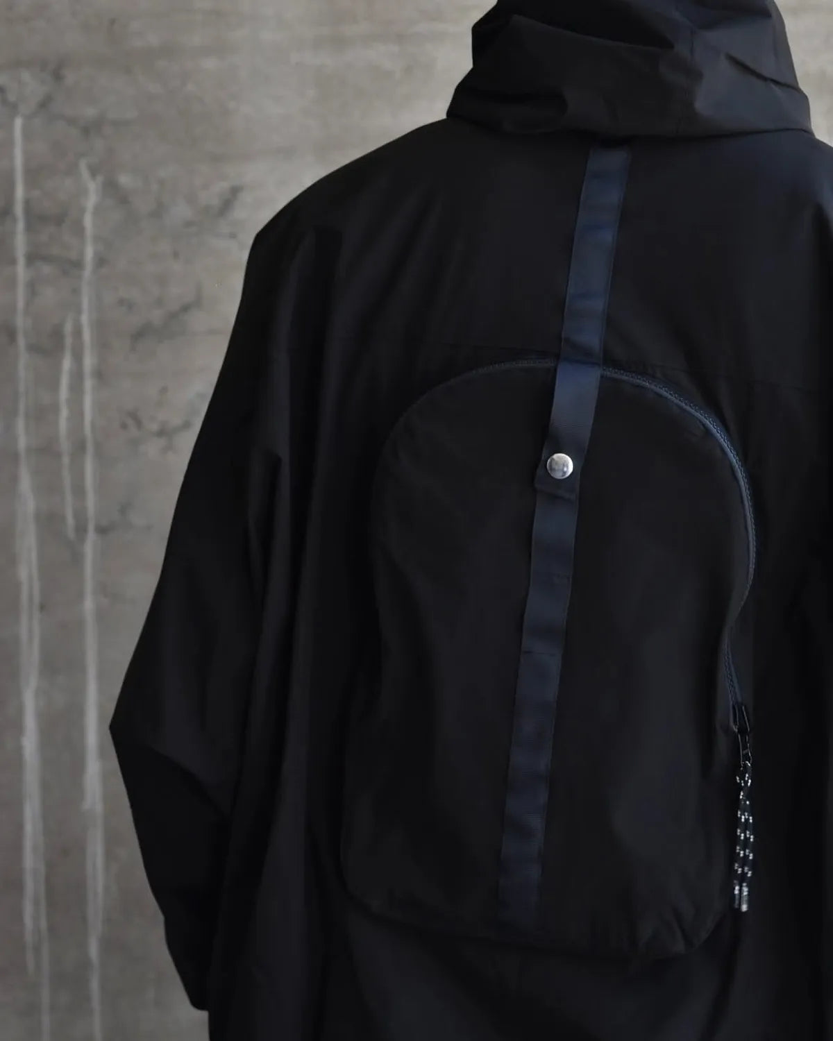 ALMOSTBLACK / WV WTR-R HD PONCHO BLOUSON (25ABGAB-BL01)