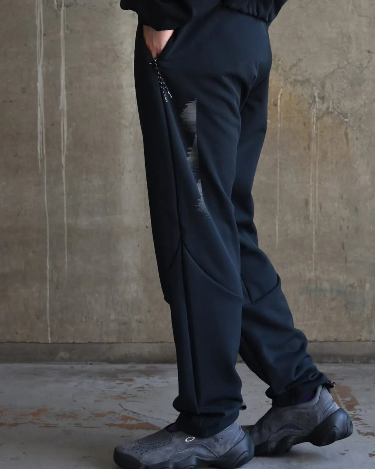 ALMOSTBLACK / POLARTEC ZIP POCKET PANTS (25AWGAB-PT01)