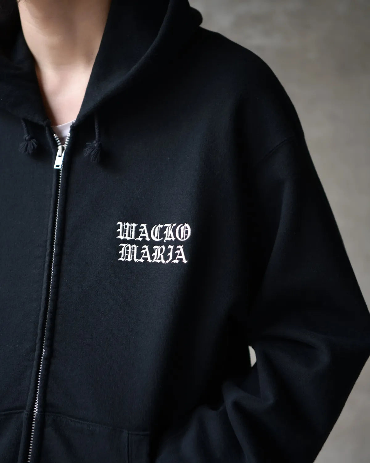 WACKO MARIA / WASHED MIDDLE WEIGHT FULL ZIP HOODED SWEAT SHIRT (26SSE-WMC-SS01)