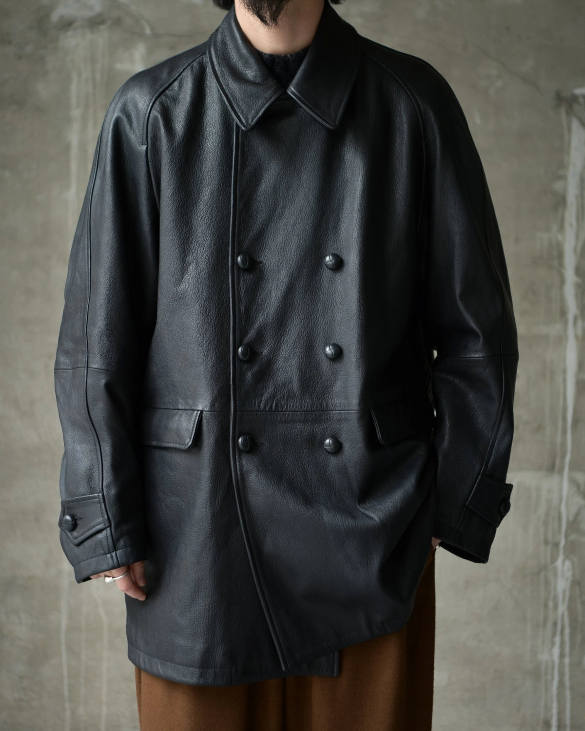 refomed × CCU / CCU LEATHER FORMAN COAT (RECO-CCU01)