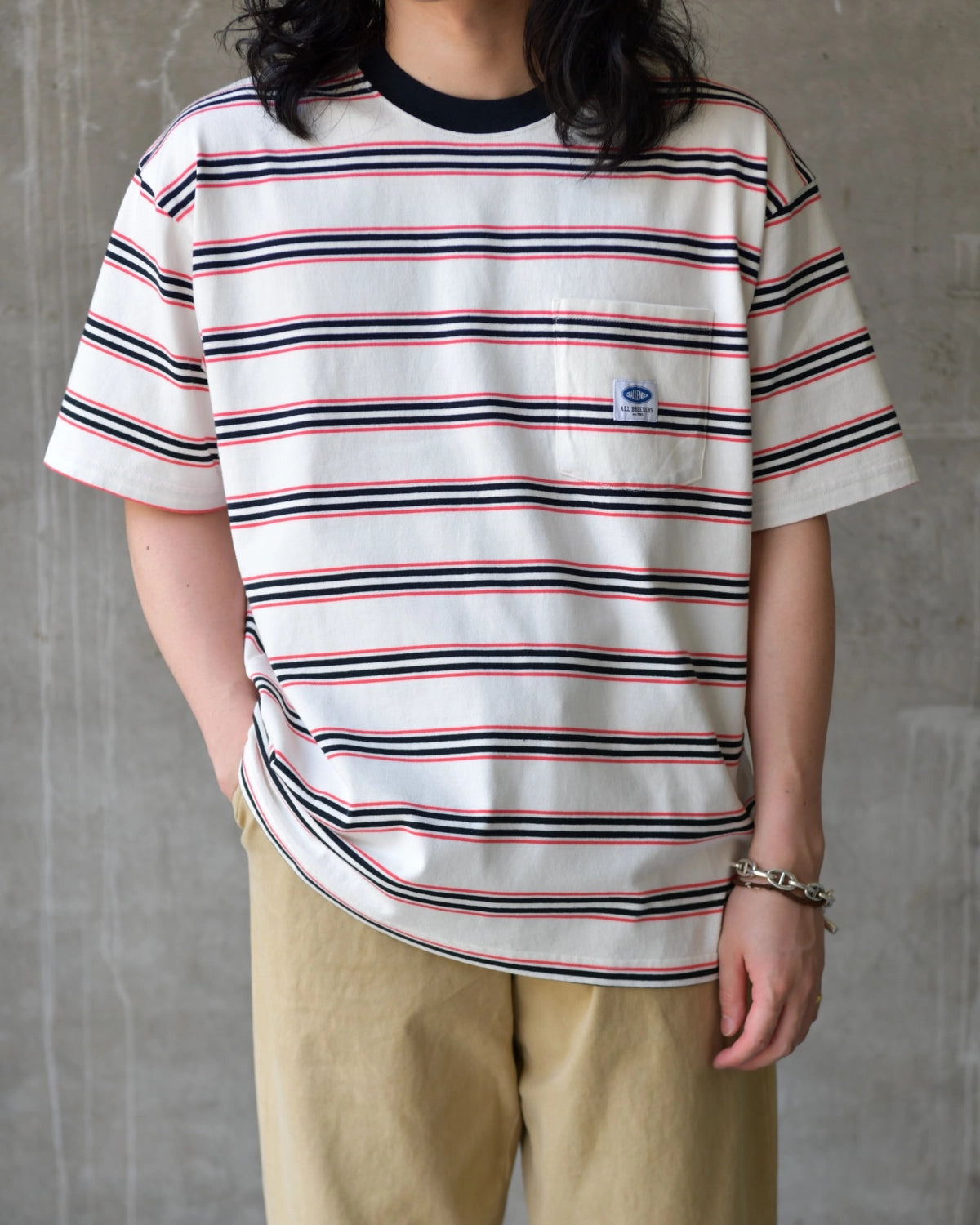 CHALLENGER / S/S AUTHENTIC BORDER TEE (CLG-CS 026-007)