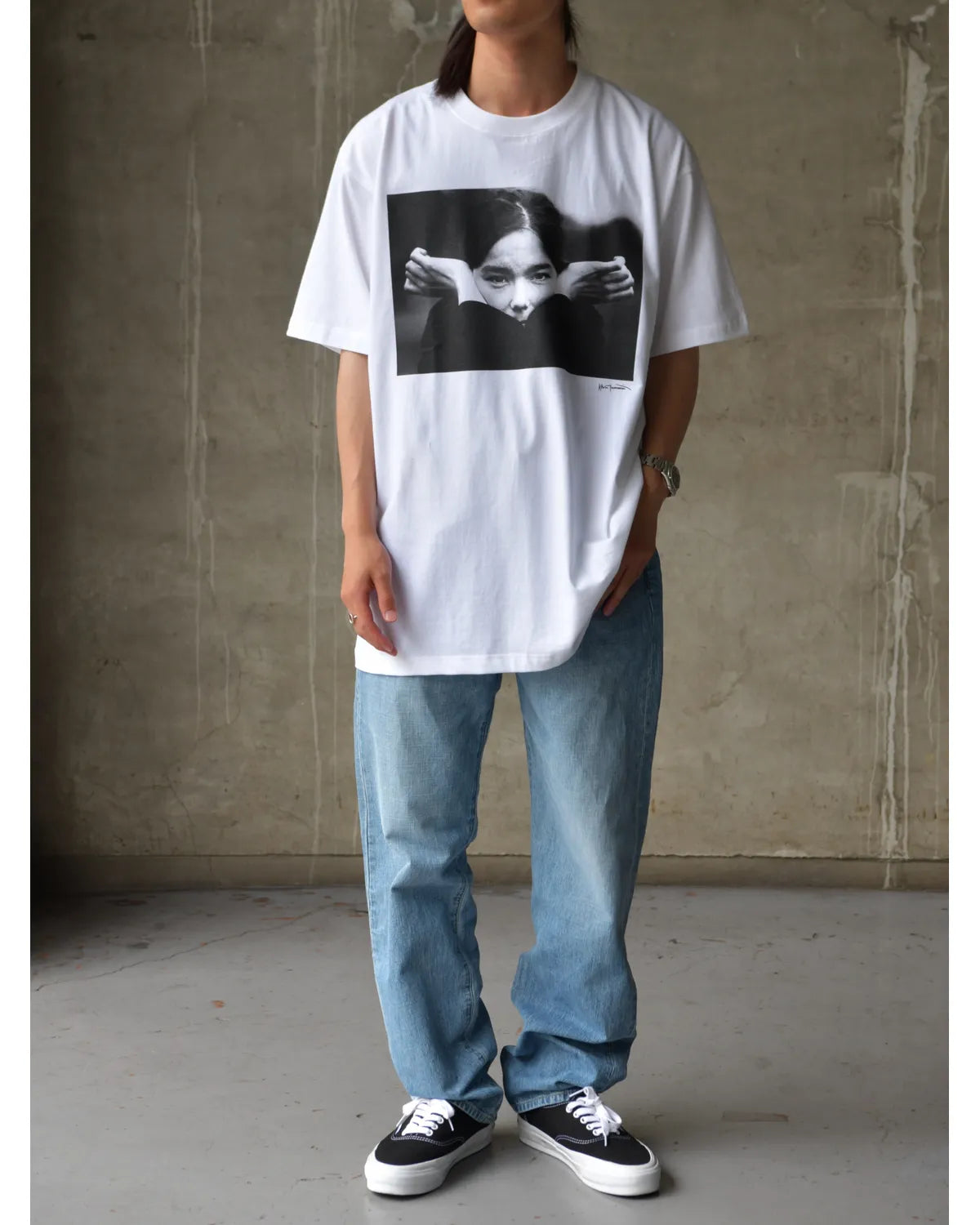 GDC × Bjork by Kevin Cummins / Monochrome Tee (GD0584-0104)