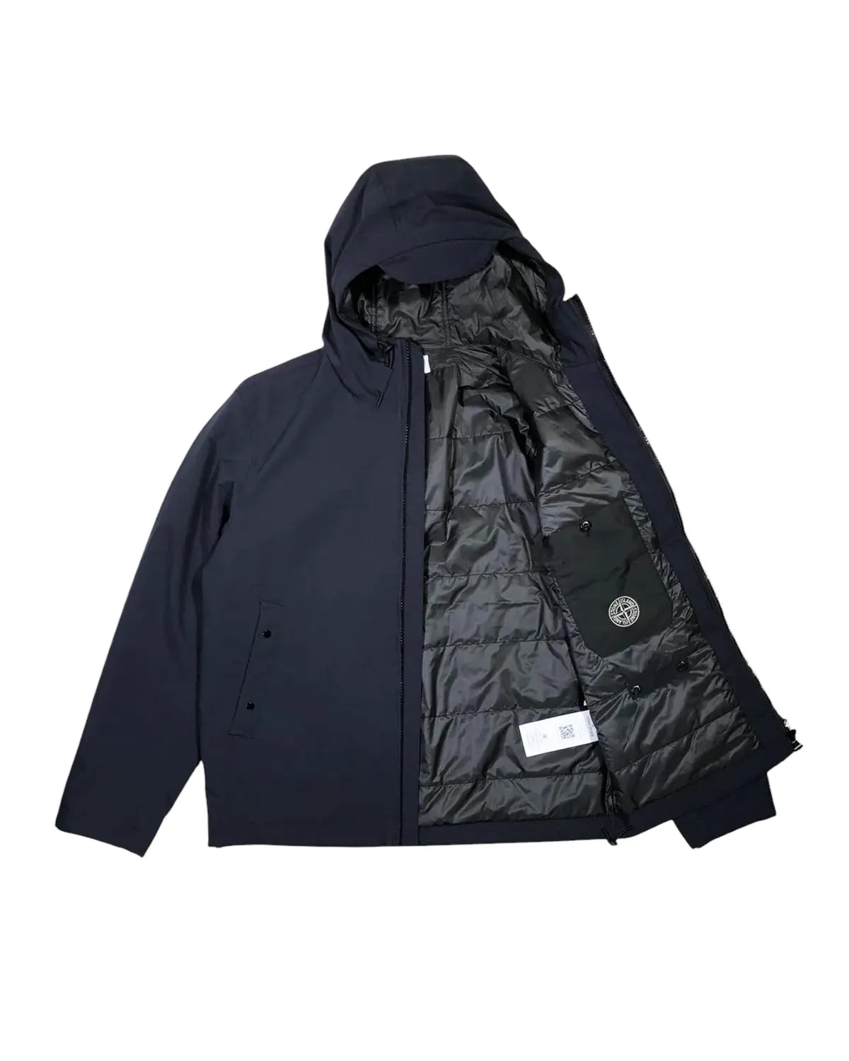 STONE ISLAND / SOFT SHELL-R_e.dye® TECHNOLOGY, RECYCLED POLYESTER, PRIMALOFT® INSULATION (K2S154100086)