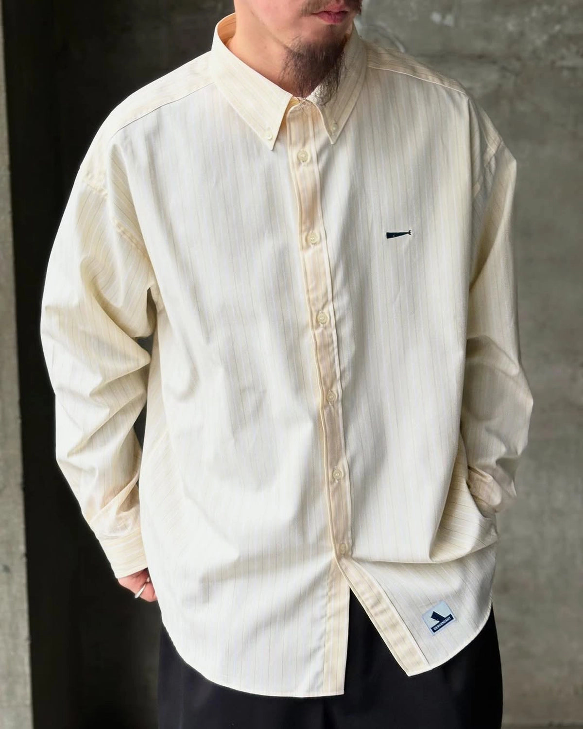 DESCENDANT / KENNEDT'S STRIPE LS PIGMENT DYE (251CPDS-SHM01)