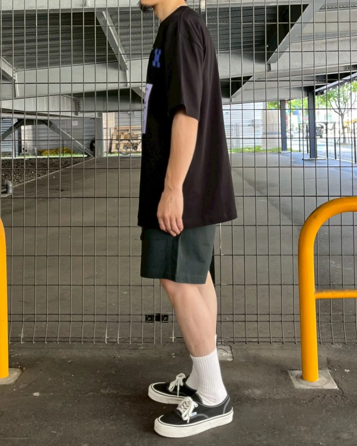 GOD SELECTION XXX / Back logo Cotton Easy shorts (GX-S26-SP-03)