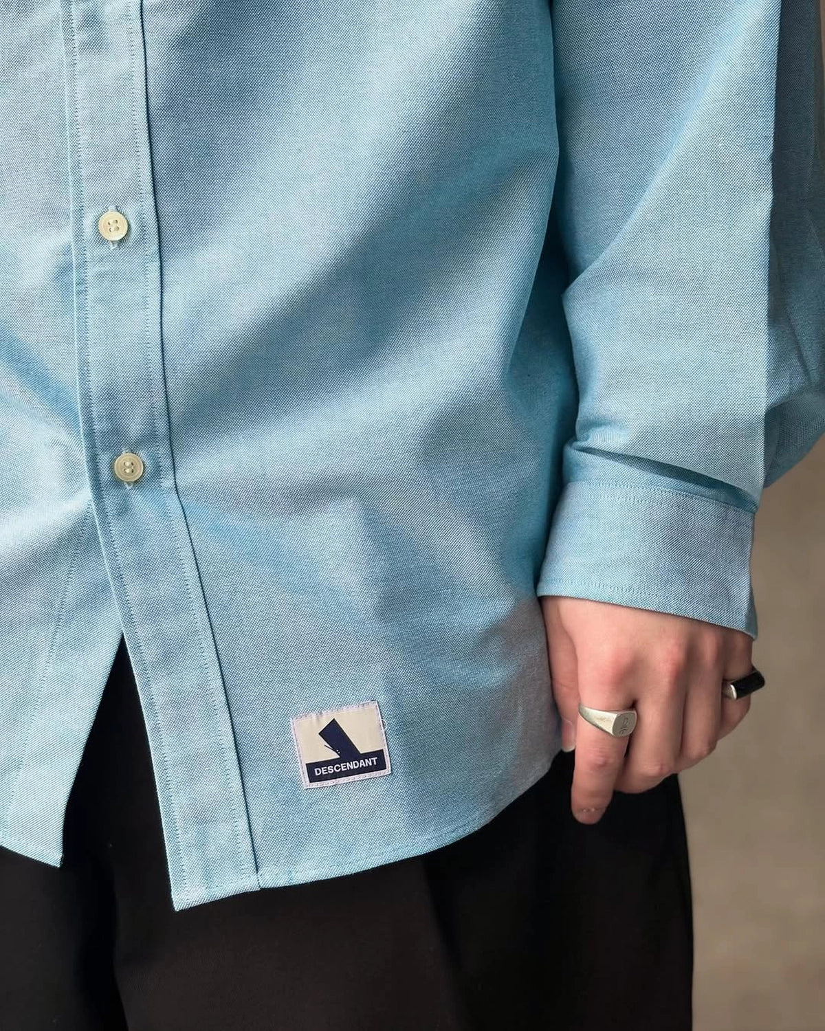 DESCENDANT / KENNEDT'S OXFORD LS SHIRT (251TQDS-SHM01)