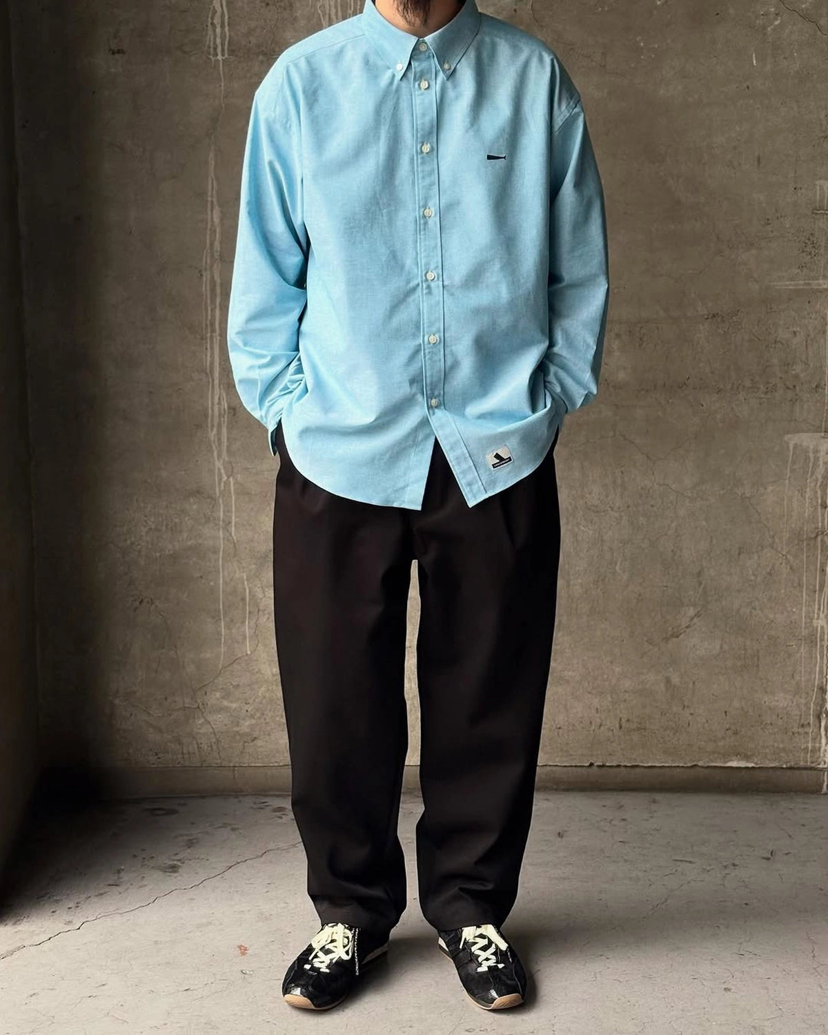 DESCENDANT / KENNEDT'S OXFORD LS SHIRT (251TQDS-SHM01)