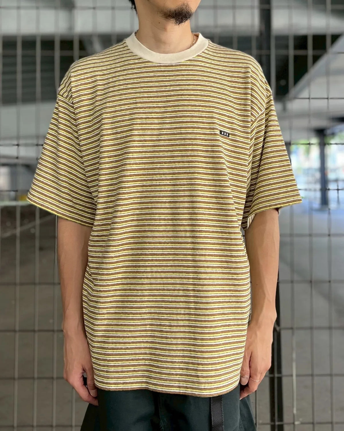 GOD SELECTION XXX / Mini Box Logo Border Tee (GX-S26-CS-07)