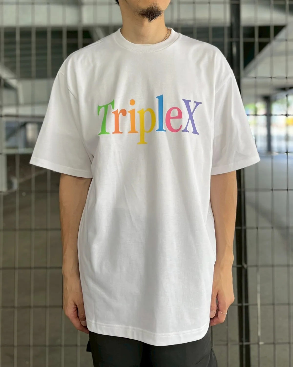 GOD SELECTION XXX / "TripleX" Multi-Color Logo Tee (GX-S26-ST-09)